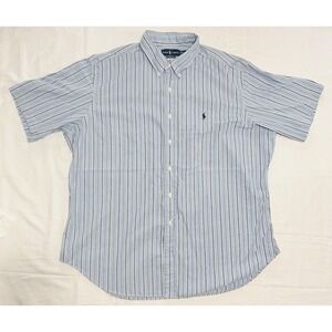 Polo Ralph Lauren Mens XXL Classic Fit Lightweight Plaid Camp Button Up Shirt